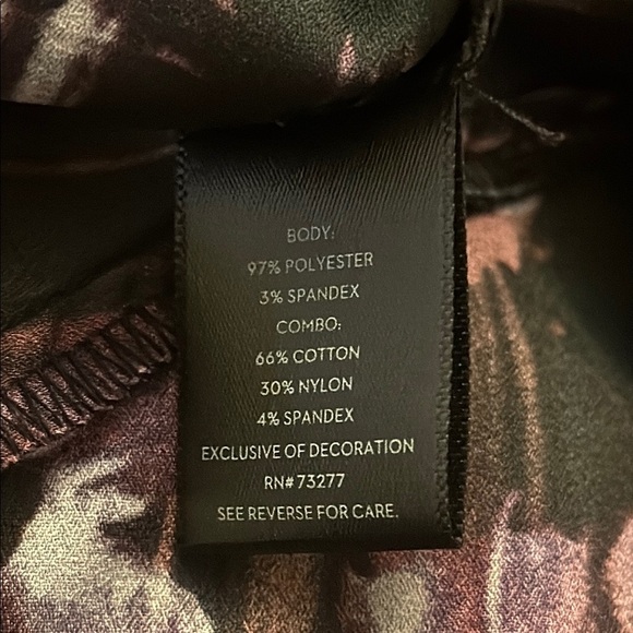 Simply Vera Vera Wang Black and Purple Fit and Flare Midi Dress - Picture 12 of 13